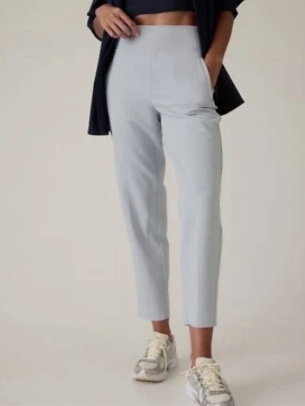 Athleta Endless High Rise Pant In Snowfall Blue Size 14